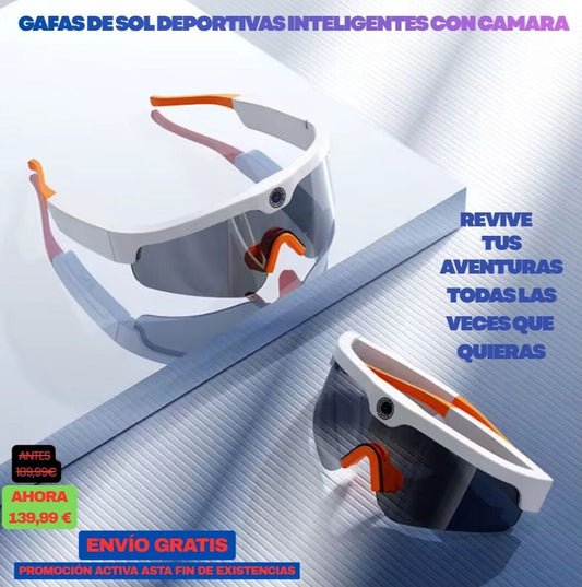 GAFAS DEPORTIVAS INTELIGENTES CON CAMARA