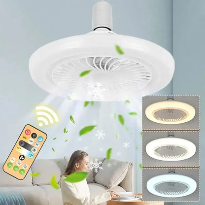Ventilador de techo LED multifuncional con control remoto
